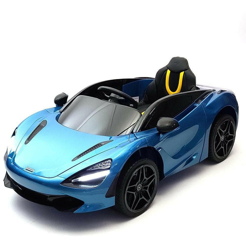 McLaren Kids 12V Ride-On Car Parental Remote, MP3, Leather Seats, LED Lights - Kids Eye Candy