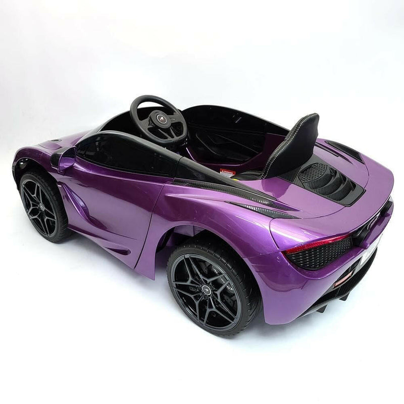 McLaren Kids 12V Ride-On Car Parental Remote, MP3, Leather Seats, LED Lights - Kids Eye Candy