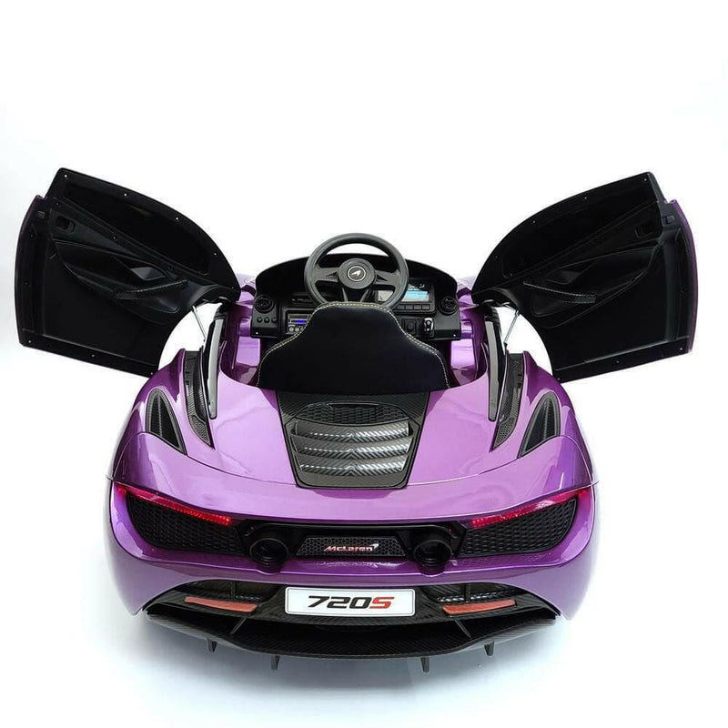 McLaren Kids 12V Ride-On Car Parental Remote, MP3, Leather Seats, LED Lights - Kids Eye Candy
