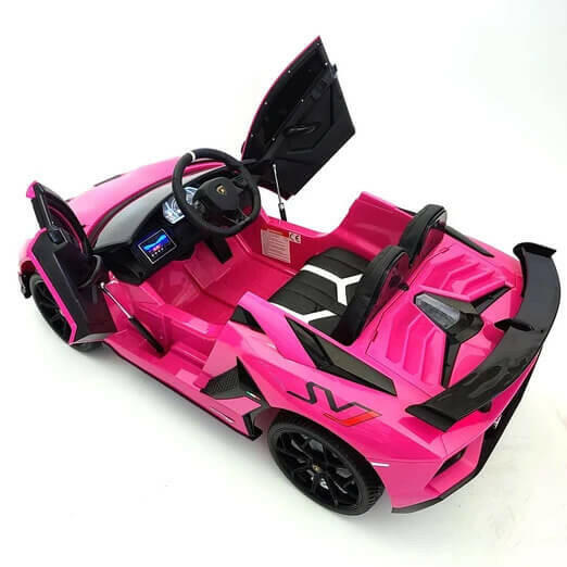 12V Lamborghini Huracan Ride-On Car Parent Remote Leather Seats LED