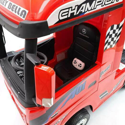 Mercedes Kids 12V Ride-On Semi Truck Bluetooth MP3 LED Lights - Kids Eye Candy