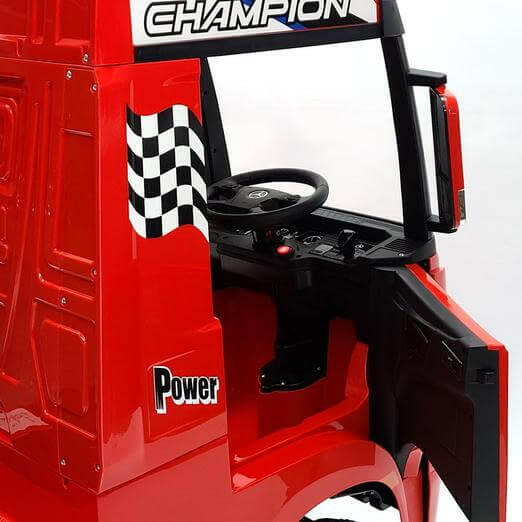 Mercedes Kids 12V Ride-On Semi Truck Bluetooth MP3 LED Lights - Kids Eye Candy