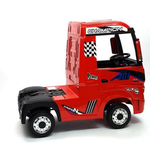 Mercedes Kids 12V Ride-On Semi Truck Bluetooth MP3 LED Lights - Kids Eye Candy