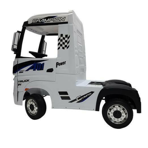 Mercedes Kids 12V Ride-On Semi Truck Bluetooth MP3 LED Lights - Kids Eye Candy