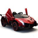 Lamborghini Veneno 12V Kids Ride-On Car w/ Parental Remote, MP4, LED Lights - Kids Eye Candy
