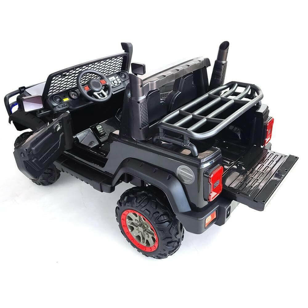 Monster Truck Kids 24V Ride-On Two Seater with Parental Remote MP3 LED - Kids Eye Candy