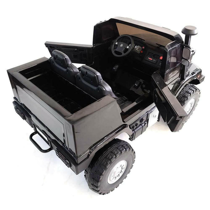 24V Mercedes Kids Zetros Ride-On Electric with Parental Remote, MP3, Leather Seats, Trunk Space - Kids Eye Candy 