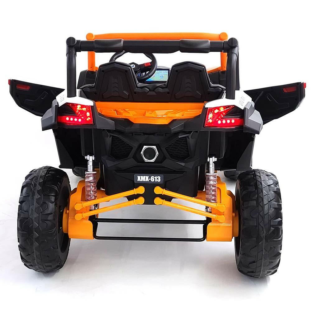 Kids Electric 24V Sport Buggy MP4 TV Screen 2 Leather Seats Remote Control - Kids Eye Candy 