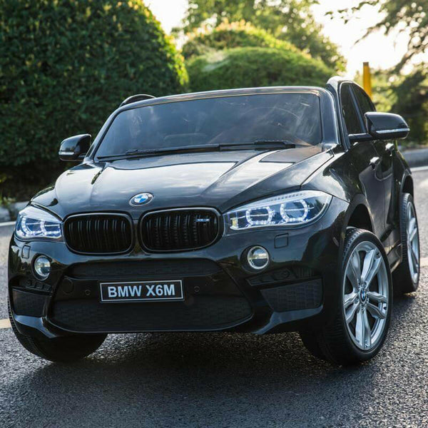 Licensed BMW X6 Kids 12V Ride On Car MP3 Leather Seats LED Black