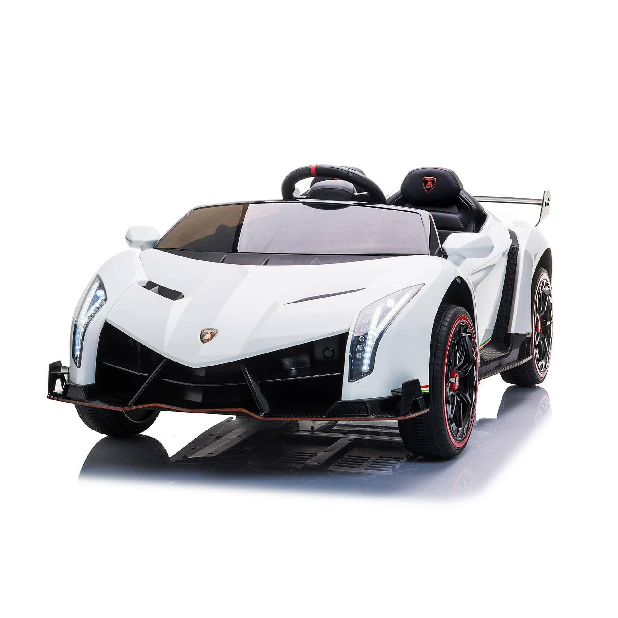 24V 4x4 Lamborghini Veneno 2 Seater Ride on with Parental Remote Control for 3-8 Years - Dti Direct USA