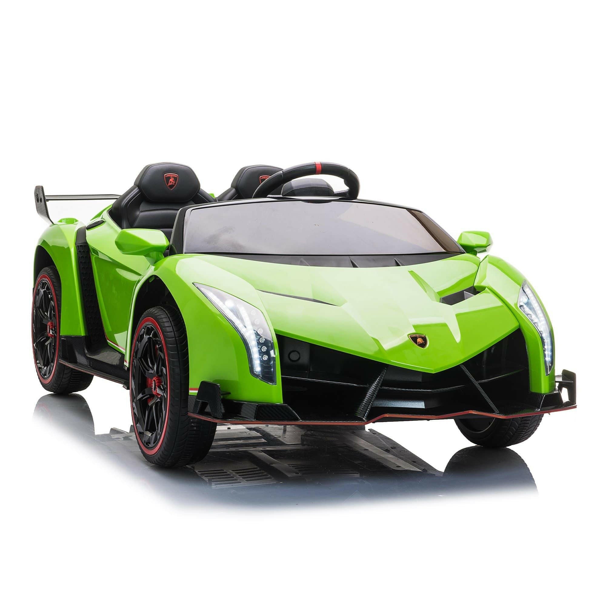 24V 4x4 Lamborghini Veneno 2 Seater Ride on with Parental Remote Control for 3-8 Years - Dti Direct USA