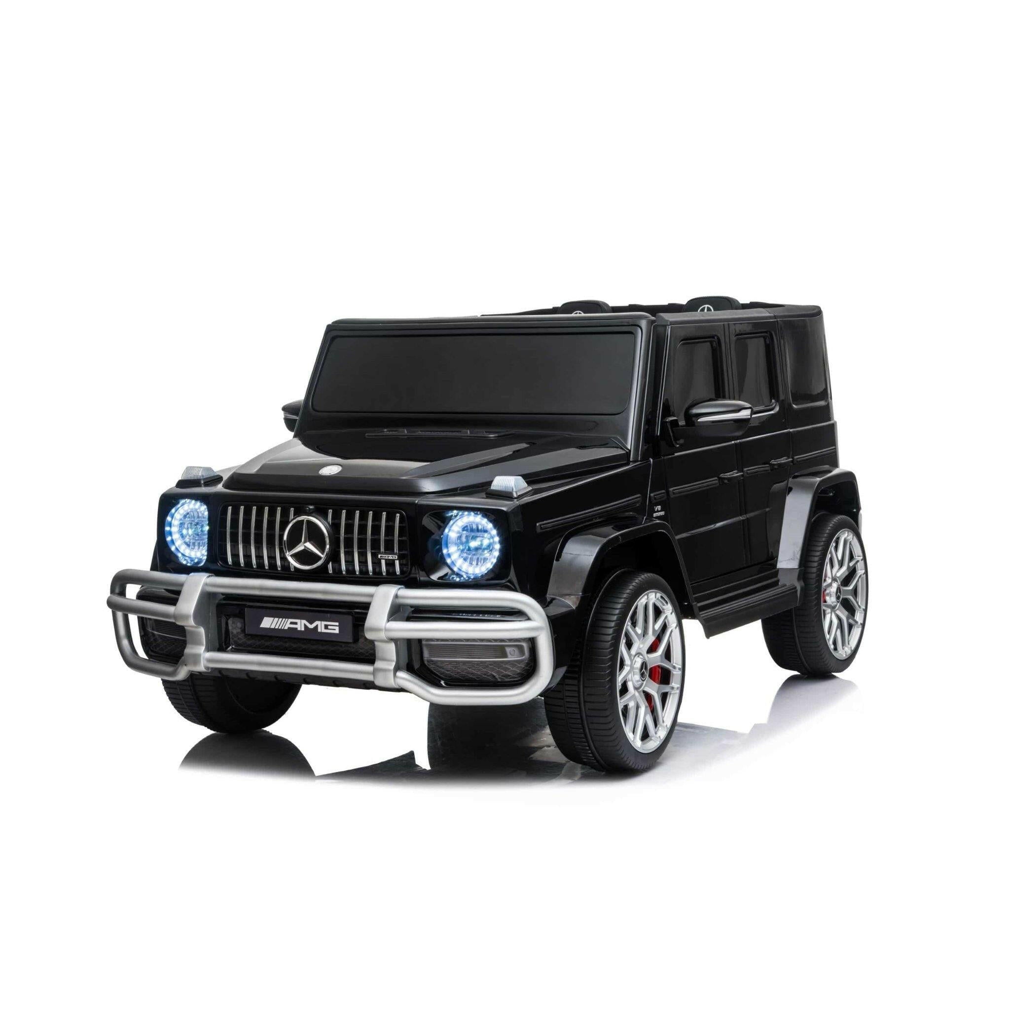 24V 4x4 Mercedes G63 2 Seater Ride on Car with Parental Remote Control for 3-8 Years - Dti Direct USA