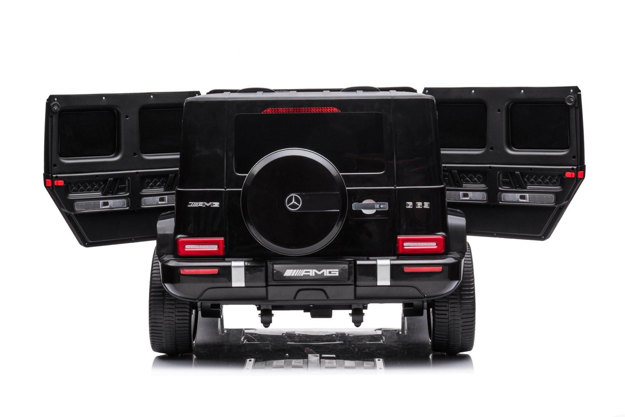 24V 4x4 Mercedes G63 2 Seater Ride on Car with Parental Remote Control for 3-8 Years - Dti Direct USA
