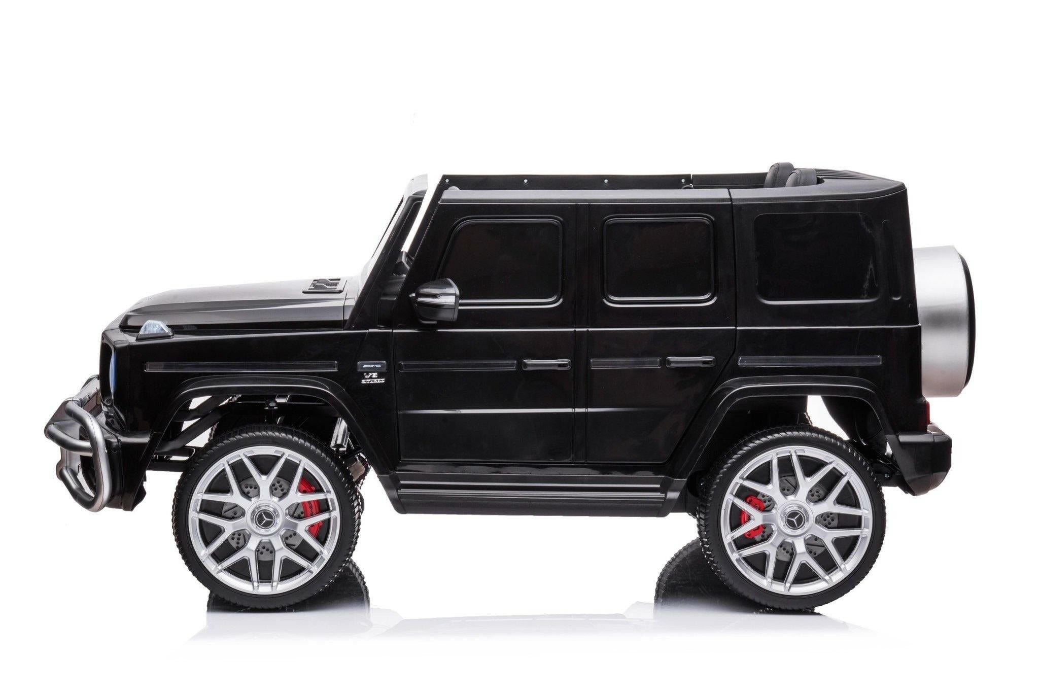 24V 4x4 Mercedes G63 2 Seater Ride on Car with Parental Remote Control for 3-8 Years - Dti Direct USA