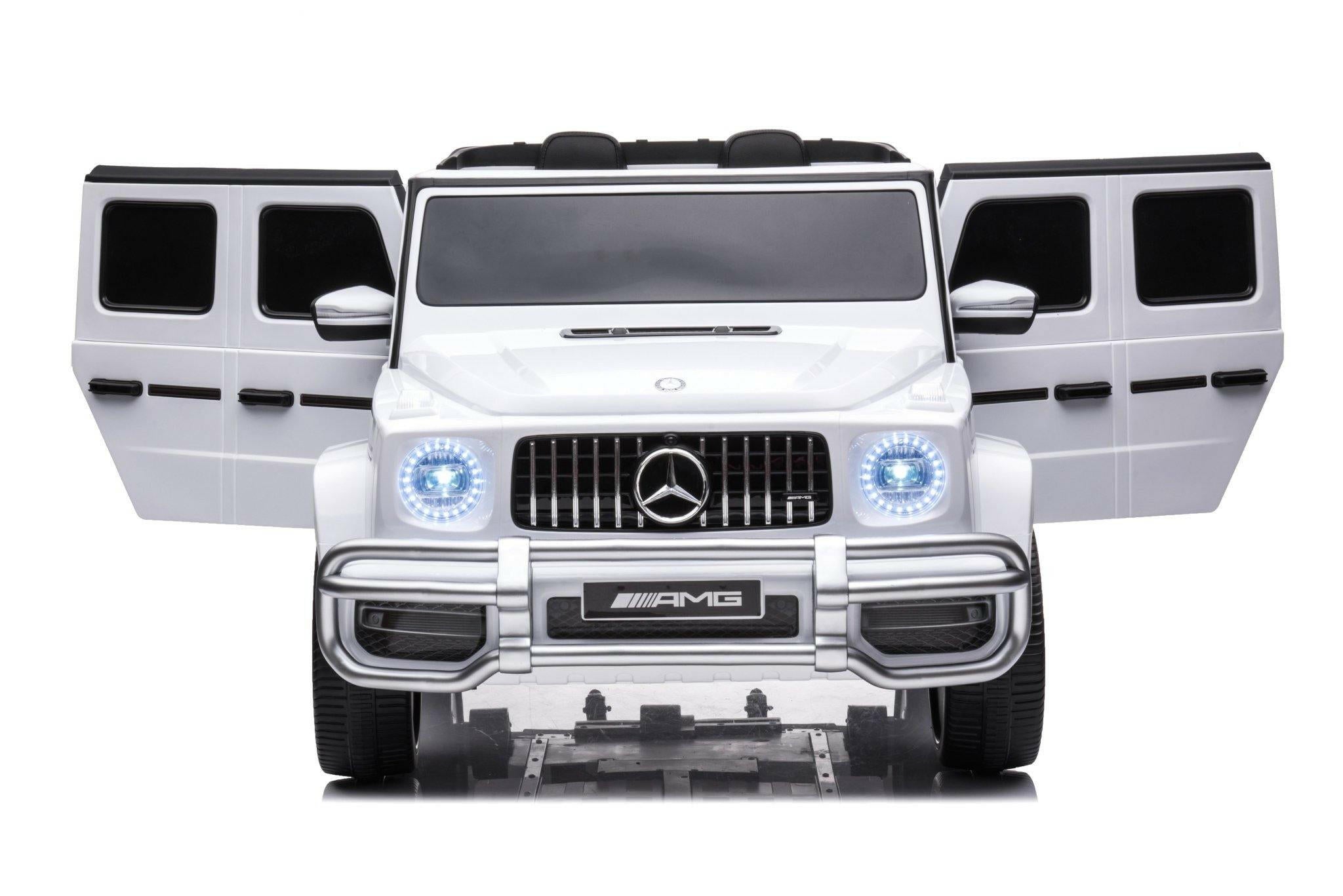 24V 4x4 Mercedes G63 2 Seater Ride on Car with Parental Remote Control for 3-8 Years - Dti Direct USA