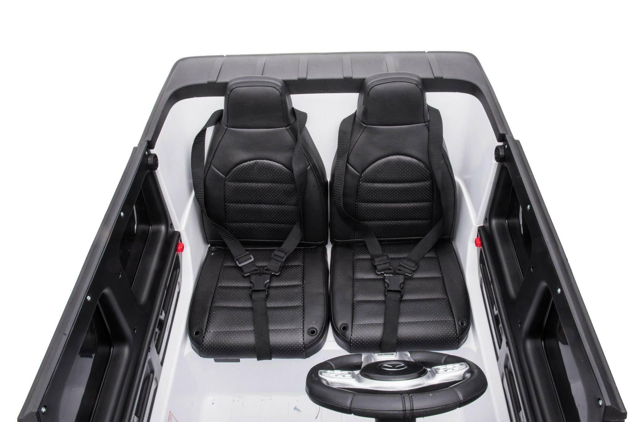 24V 4x4 Mercedes G63 2 Seater Ride on Car with Parental Remote Control for 3-8 Years - Dti Direct USA