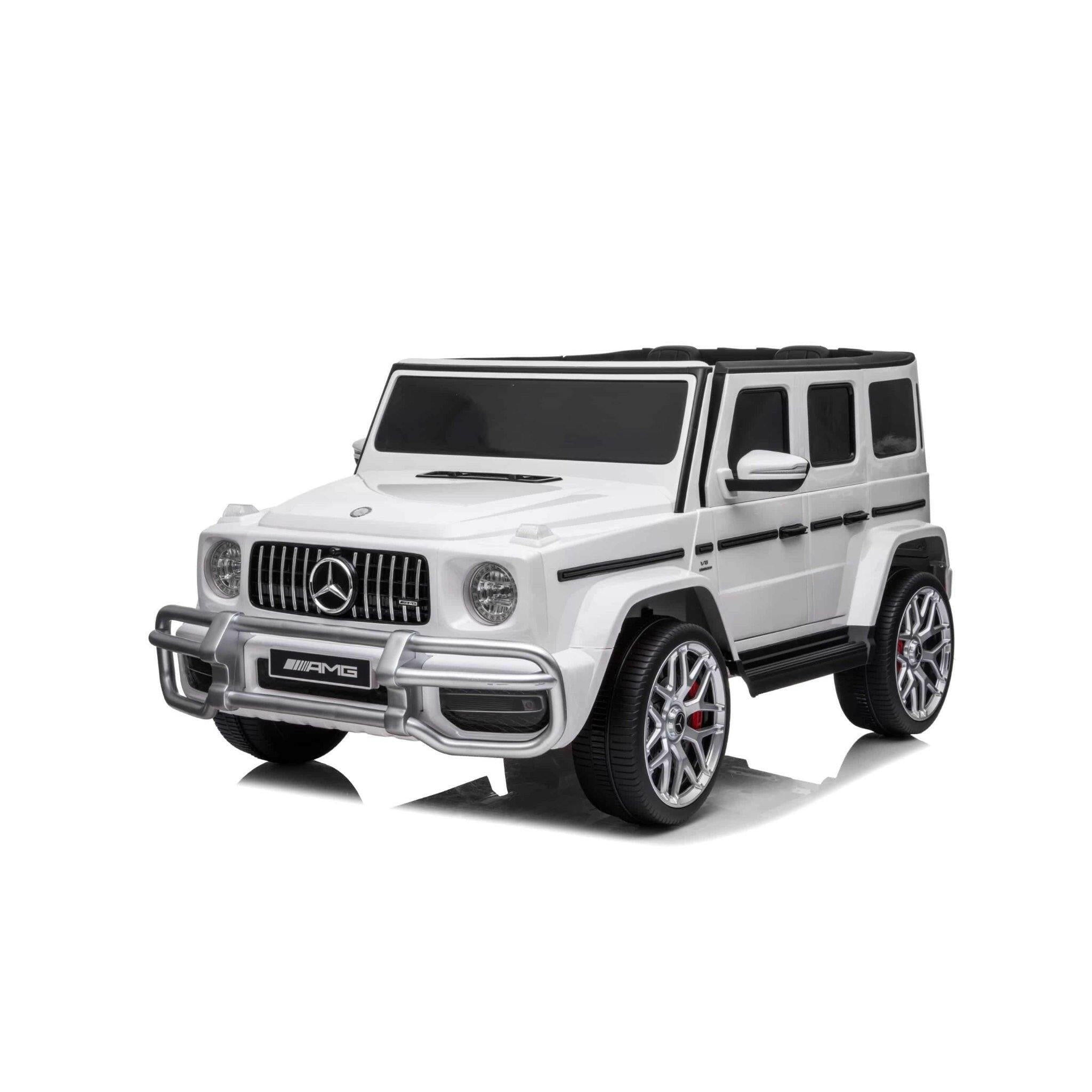 24V 4x4 Mercedes G63 2 Seater Ride on Car with Parental Remote Control for 3-8 Years - Dti Direct USA