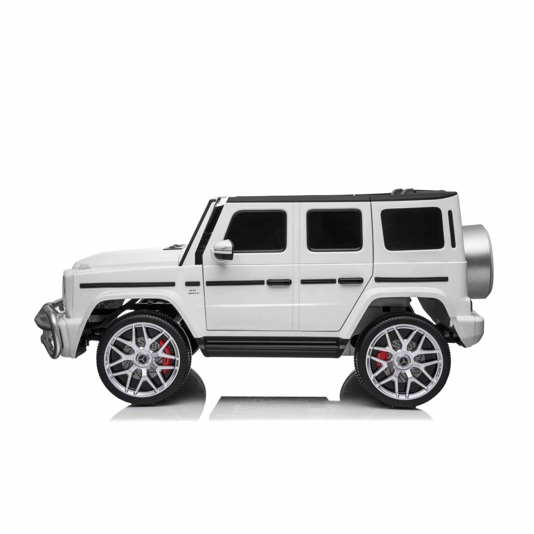 24V 4x4 Mercedes G63 2 Seater Ride on Car with Parental Remote Control for 3-8 Years - Dti Direct USA