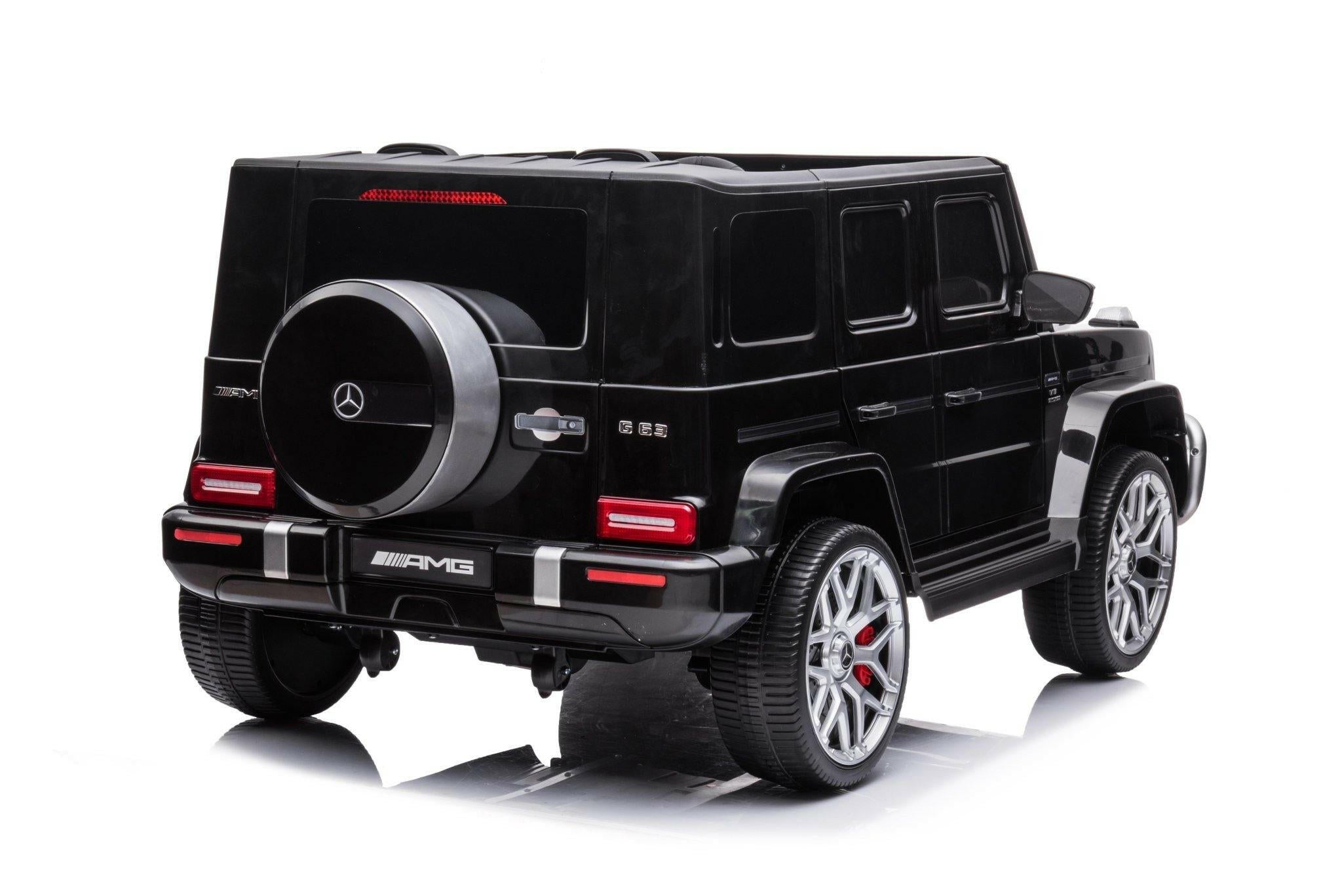 24V 4x4 Mercedes G63 2 Seater Ride on Car with Parental Remote Control for 3-8 Years - Dti Direct USA