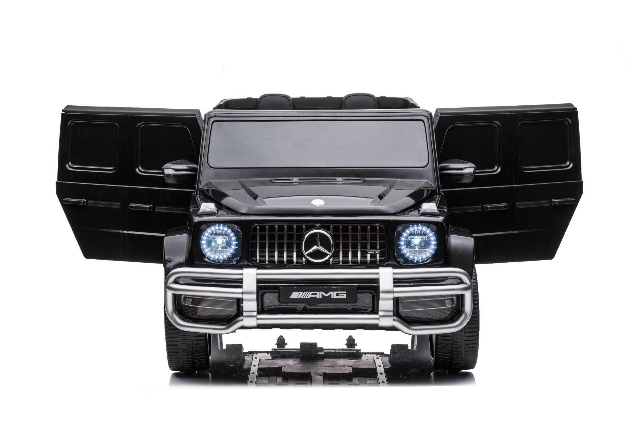 24V 4x4 Mercedes G63 2 Seater Ride on Car with Parental Remote Control for 3-8 Years - Dti Direct USA