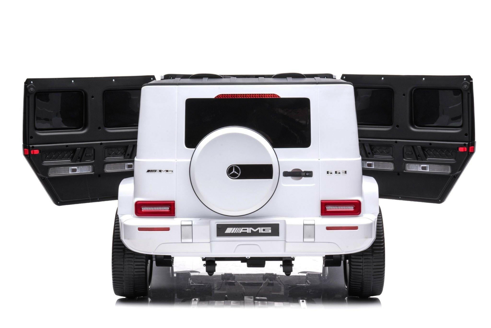 24V 4x4 Mercedes G63 2 Seater Ride on Car with Parental Remote Control for 3-8 Years - Dti Direct USA