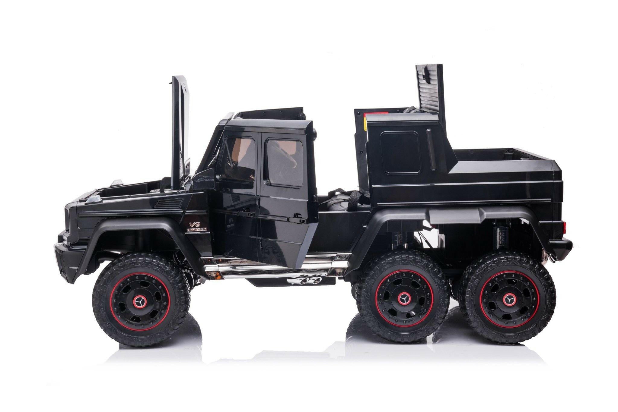 24V 6x6 Mercedes Benz G63 6 Wheels 1 Seater Ride on Car with Parental Remote Control for 3-8 Years - Dti Direct USA
