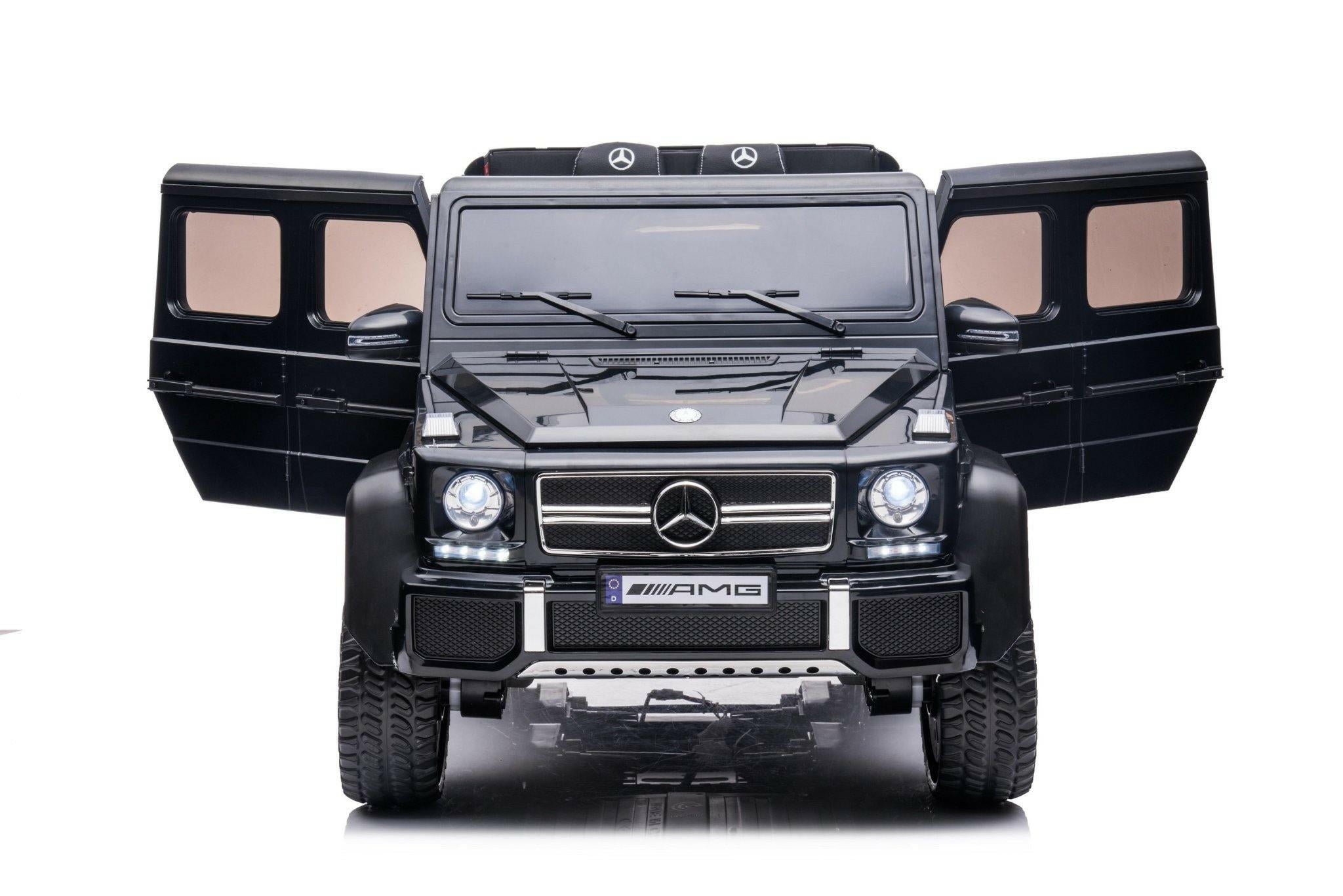 24V 6x6 Mercedes Benz G63 6 Wheels 1 Seater Ride on Car with Parental Remote Control for 3-8 Years - Dti Direct USA