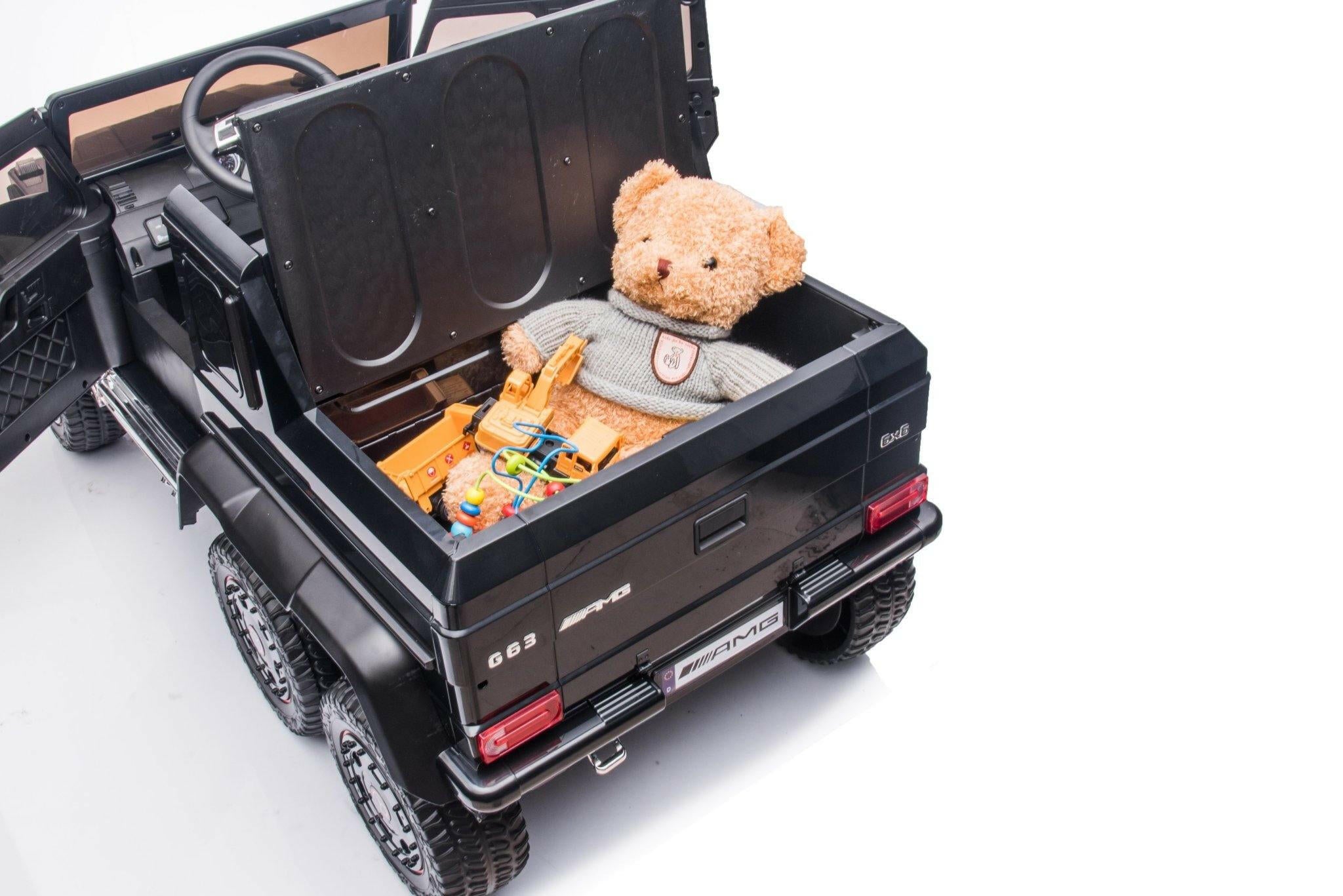 24V 6x6 Mercedes Benz G63 6 Wheels 1 Seater Ride on Car with Parental Remote Control for 3-8 Years - Dti Direct USA