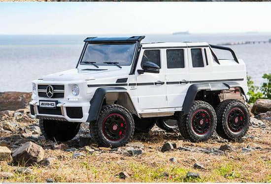 24V Mercedes G63S AMG Ride-On Six Wheel Drive with Parent Remote MP3 LED Wheels - Kids Eye Candy