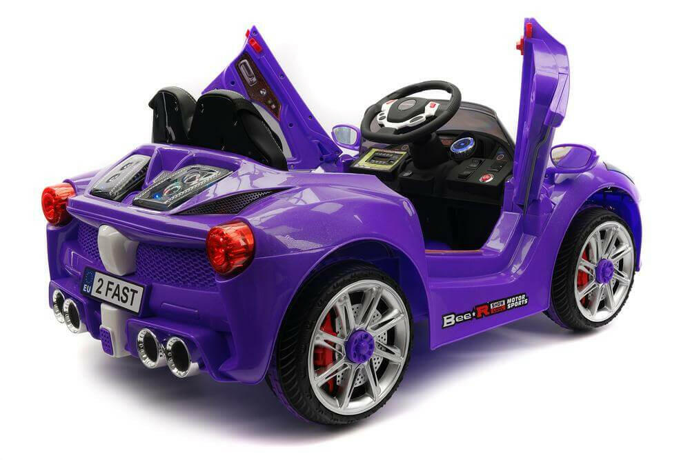 Spider GT 12V Ride-On Car w/ Parental Remote, MP3, Butterfly Doors, LED Lights - Kids Eye Candy 