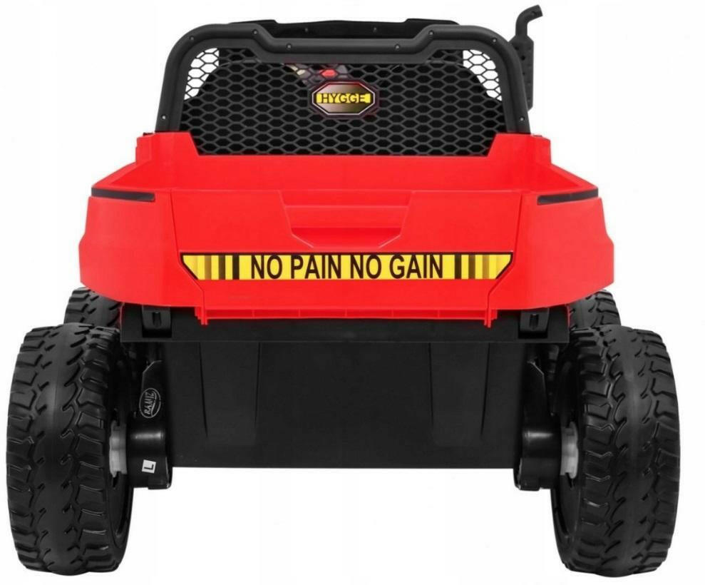 Tractor 24V Ride-On Two-Seater Ride-On Six Wheel Drive with Parental Remote MP3 LED Headlights - Kids Eye Candy