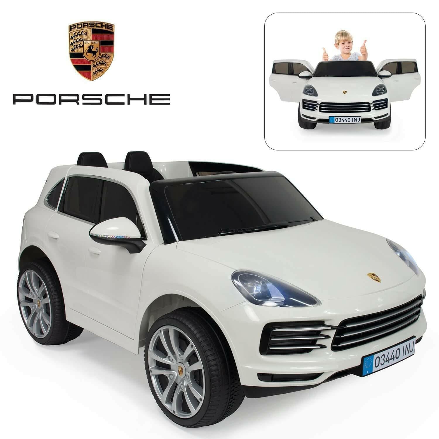 Porsche Cayenne Kids 12V Ride-On Car Parental Control MP3.