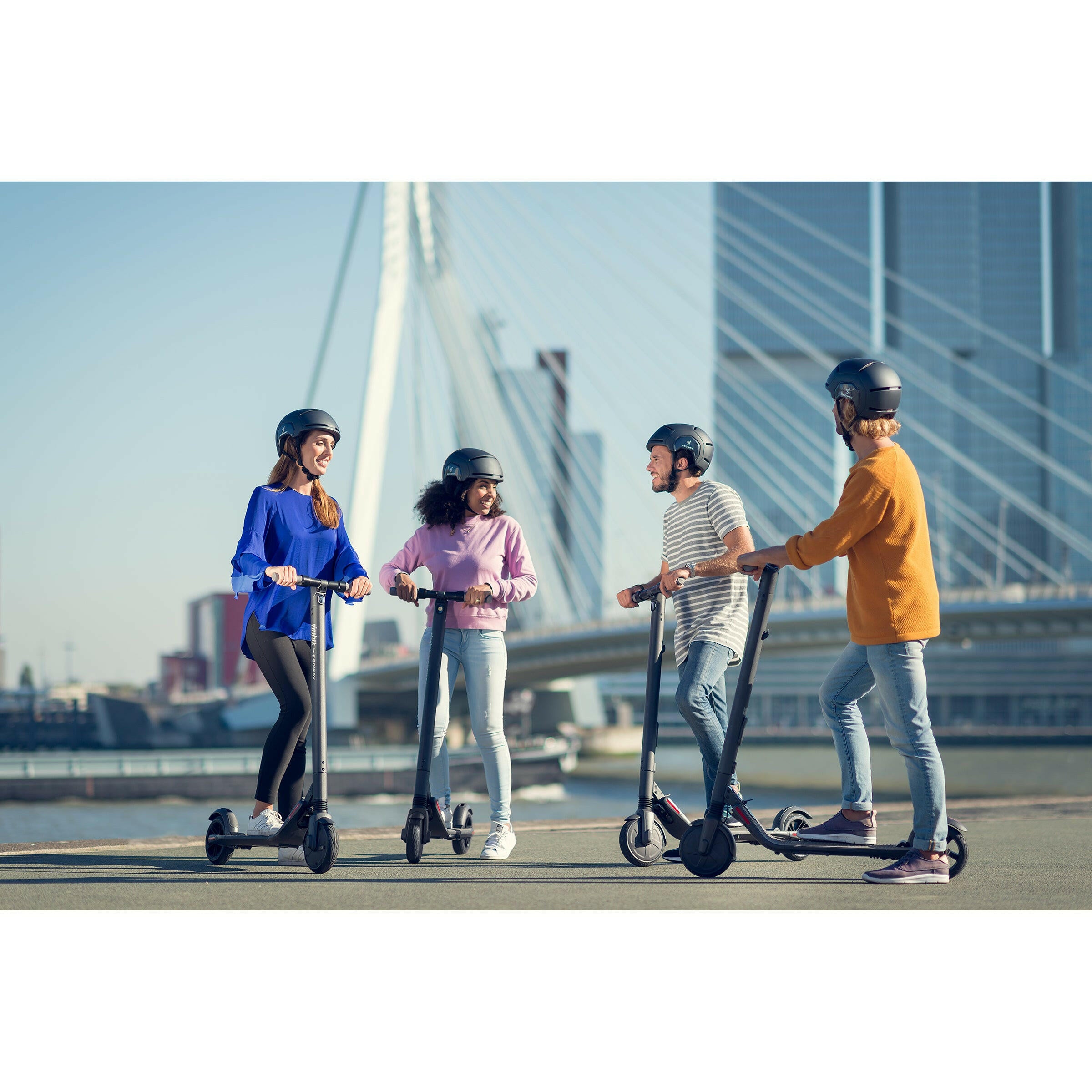Segway Ninebot ES2 Ride-On 36V Electric KickScooter LED - Kids Eye Candy 