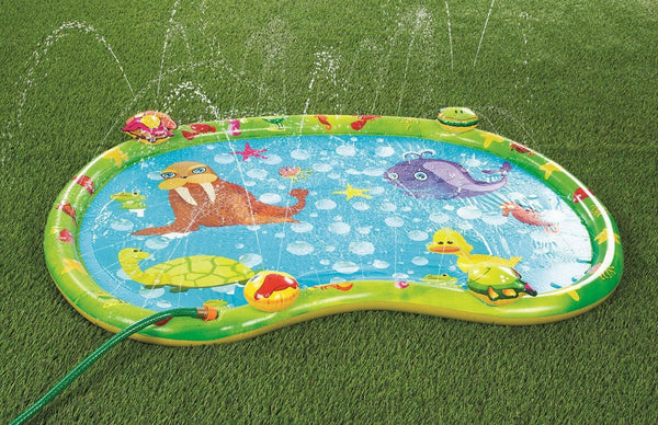 Sprinkler Friends Water Play Mat Kiddie Pool.