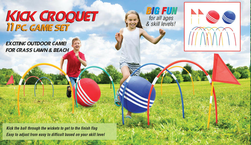 Kick Croquet Game Set.