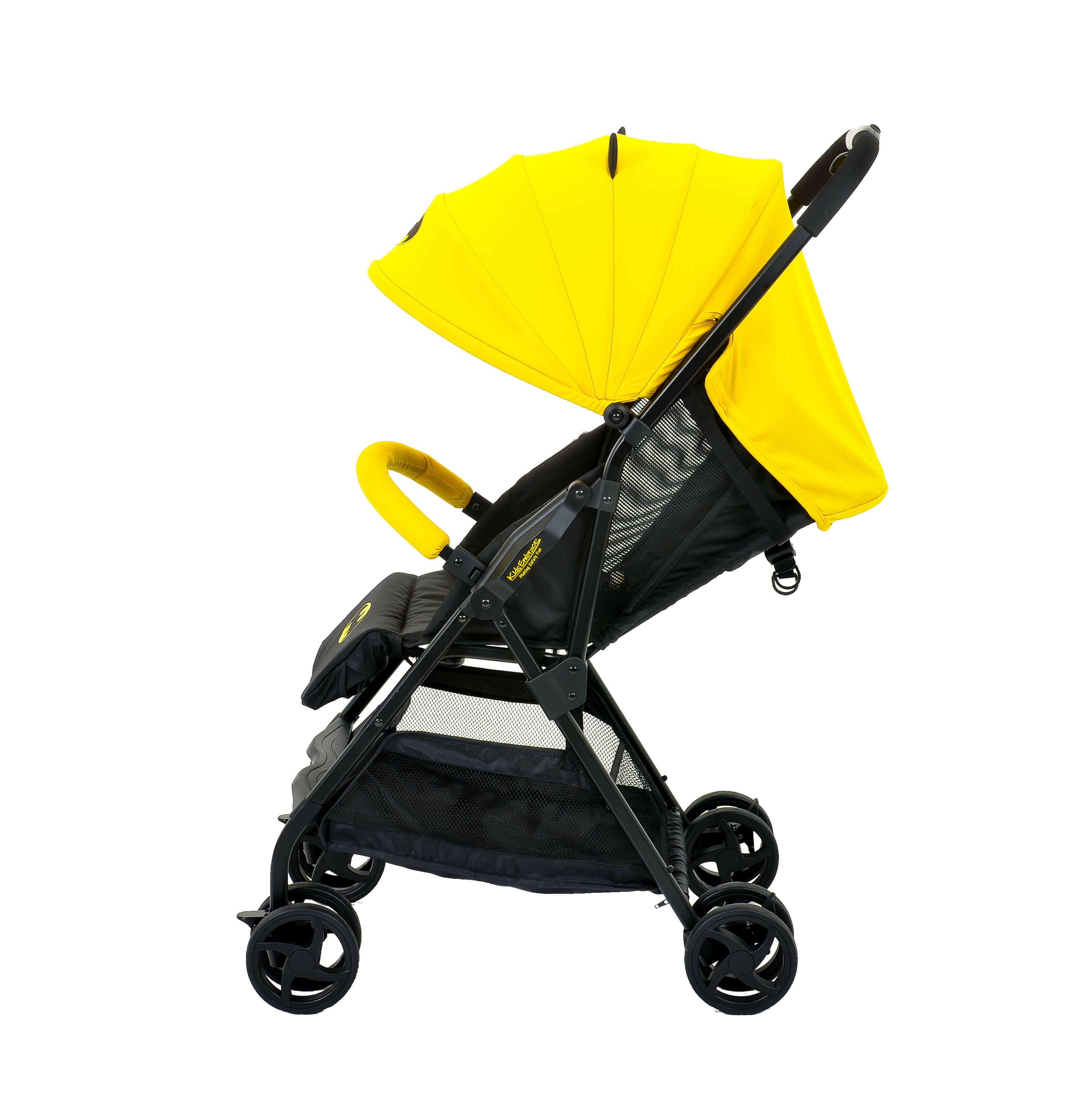 Kids Batman DC Comics Lightweight Compact Stroller Yellow Canopy