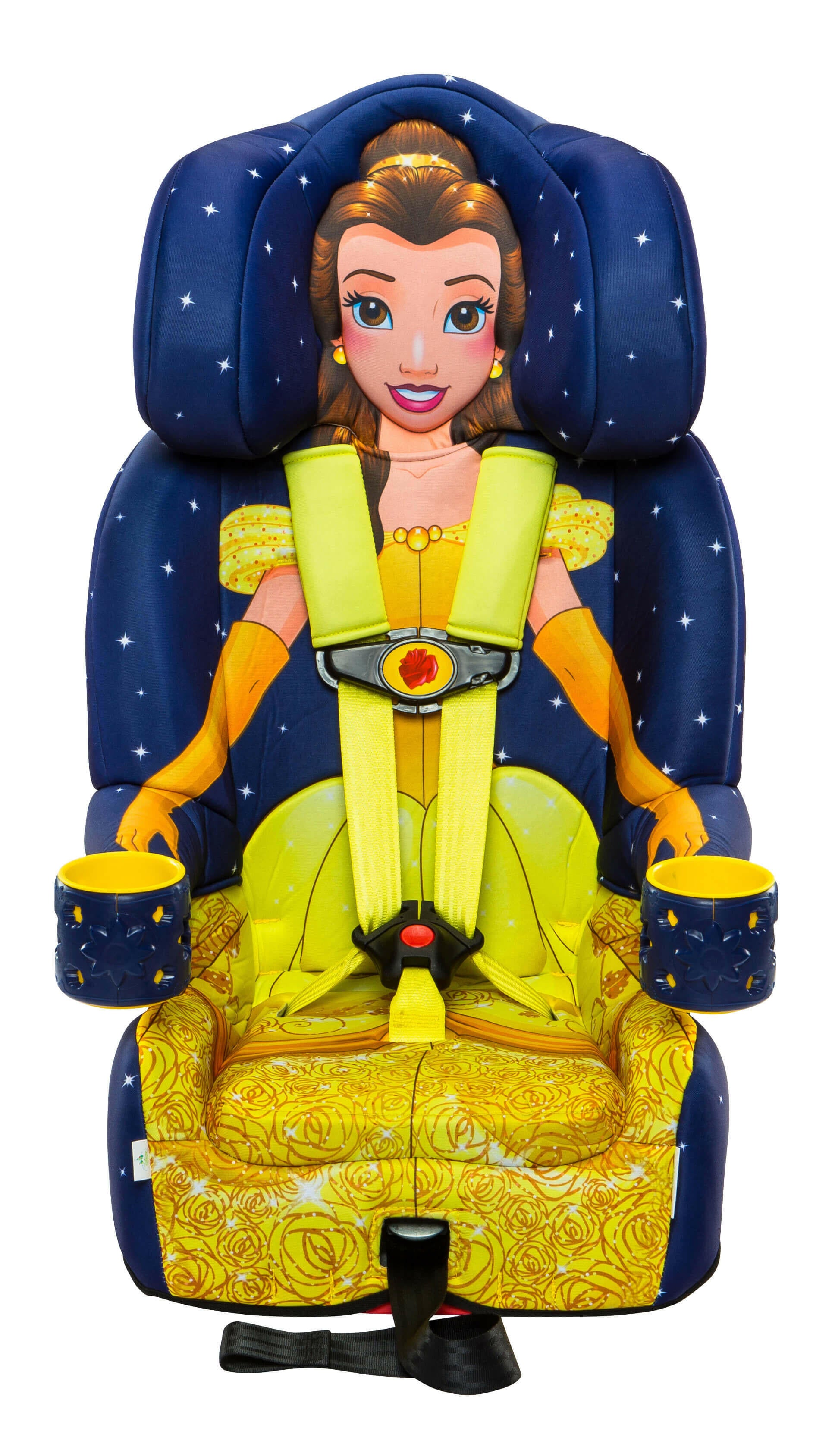 Kids Disney Princess Belle Combination Harness Booster Car Seat - Kids Eye Candy 