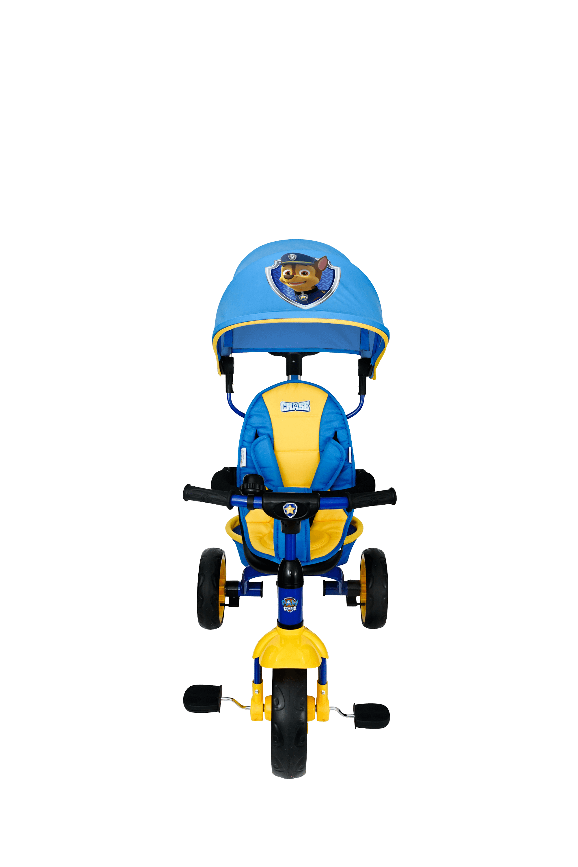 Kids Nickelodeon Paw Patrol Chase 4-in-1 Push and Ride Stroller Tricycle - Kids Eye Candy 