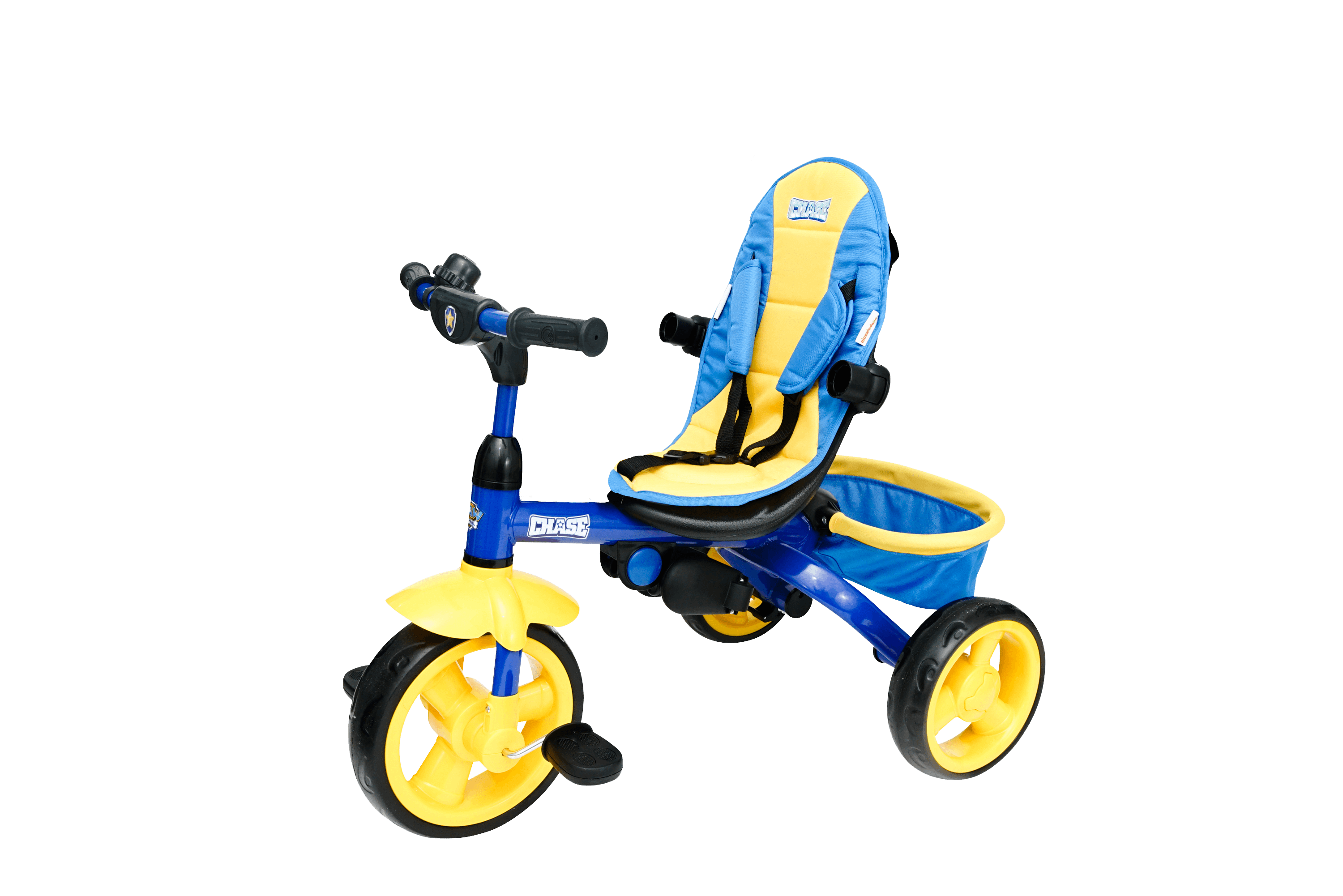 Kids Nickelodeon Paw Patrol Chase 4-in-1 Push and Ride Stroller Tricycle - Kids Eye Candy 