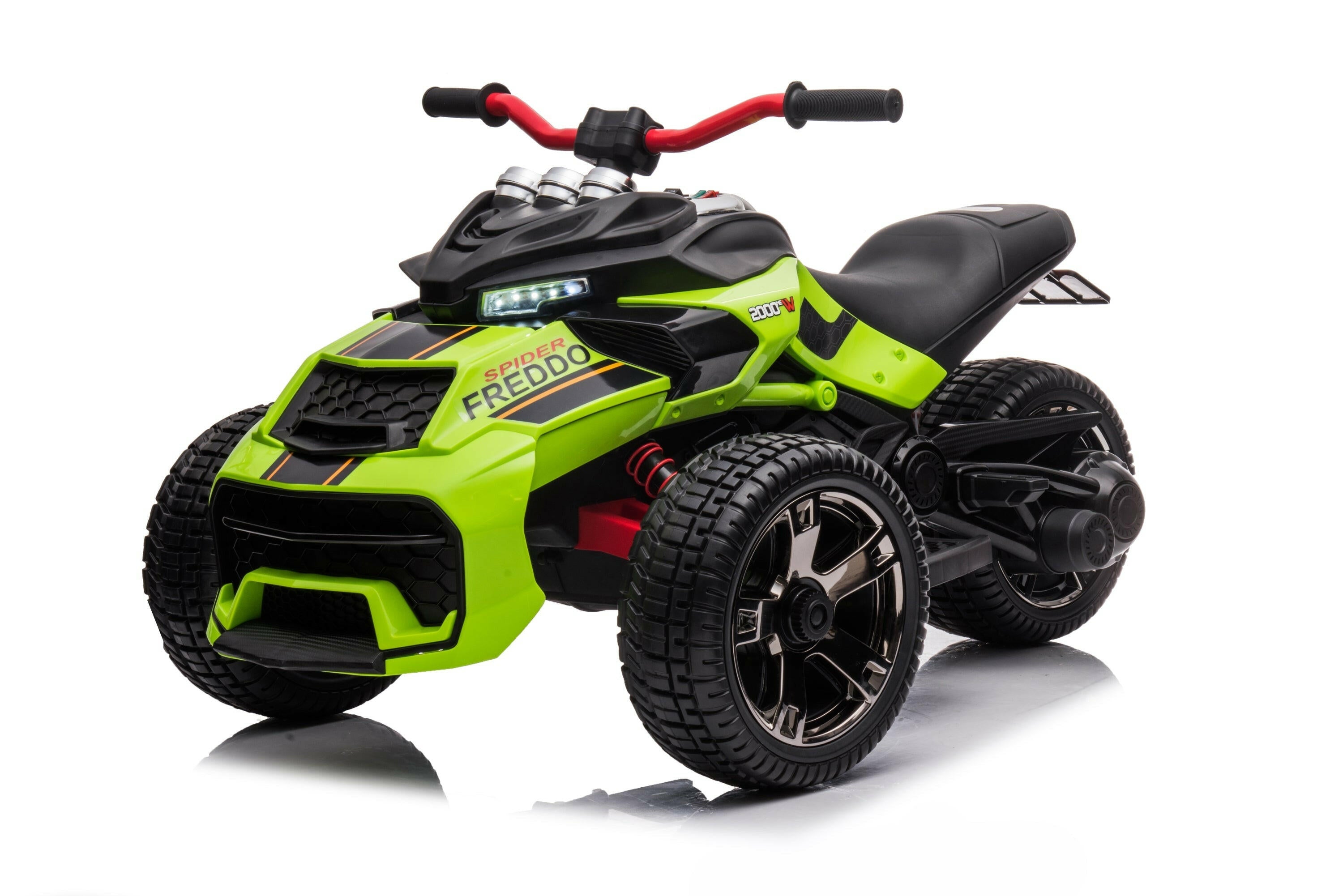 12V Quad 3 Wheel 2 Seater Kids Ride on Motorcycle