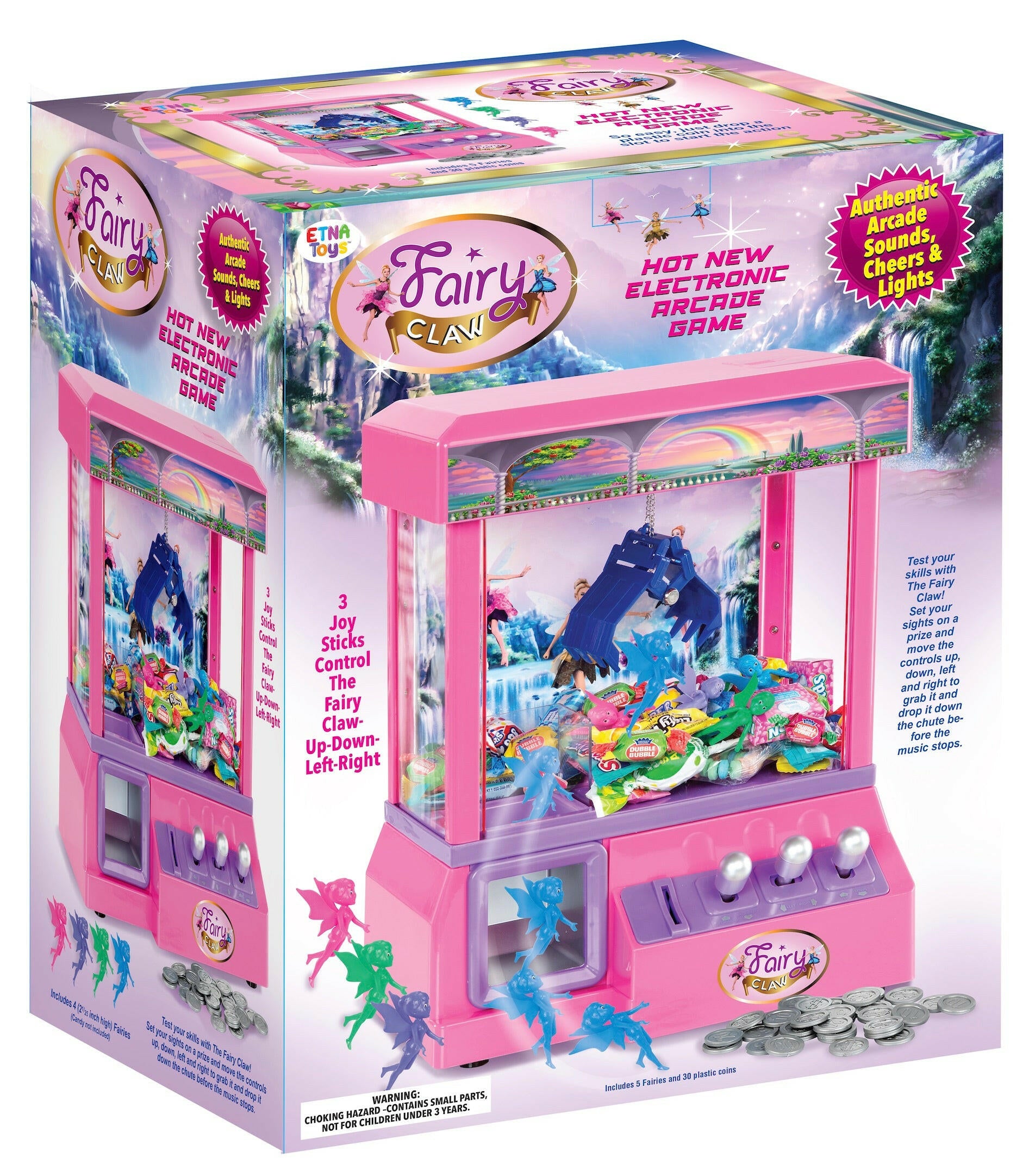 Fairy Claw Machine Kids Toy w/ 4 Fairies included.