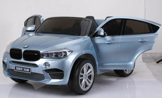 12V Licensed BMW X6 Kids Ride-On Electric with Remote MP3 LED Lights - Kids Eye Candy