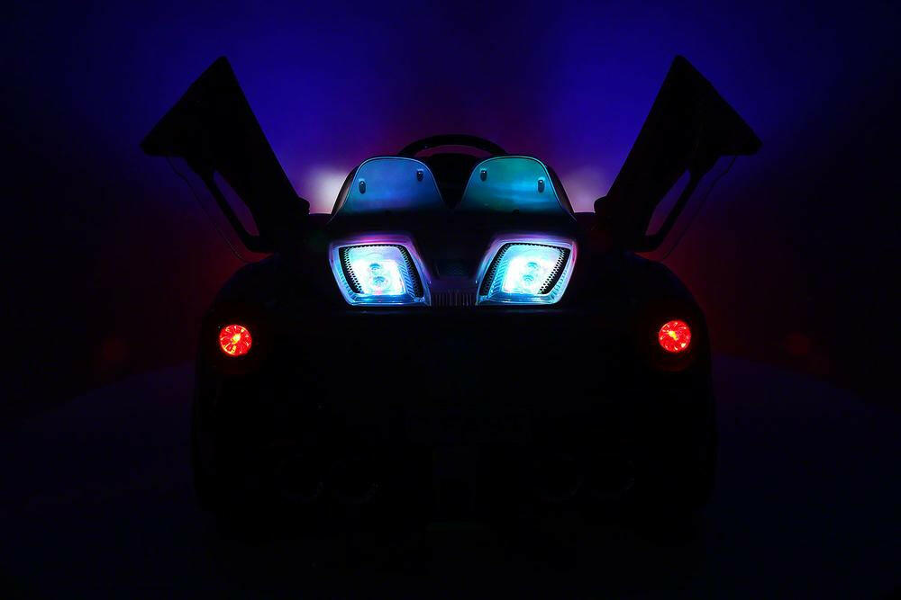 Spider GT 12V Ride-On Car w/ Parental Remote, MP3, Butterfly Doors, LED Lights - Kids Eye Candy 