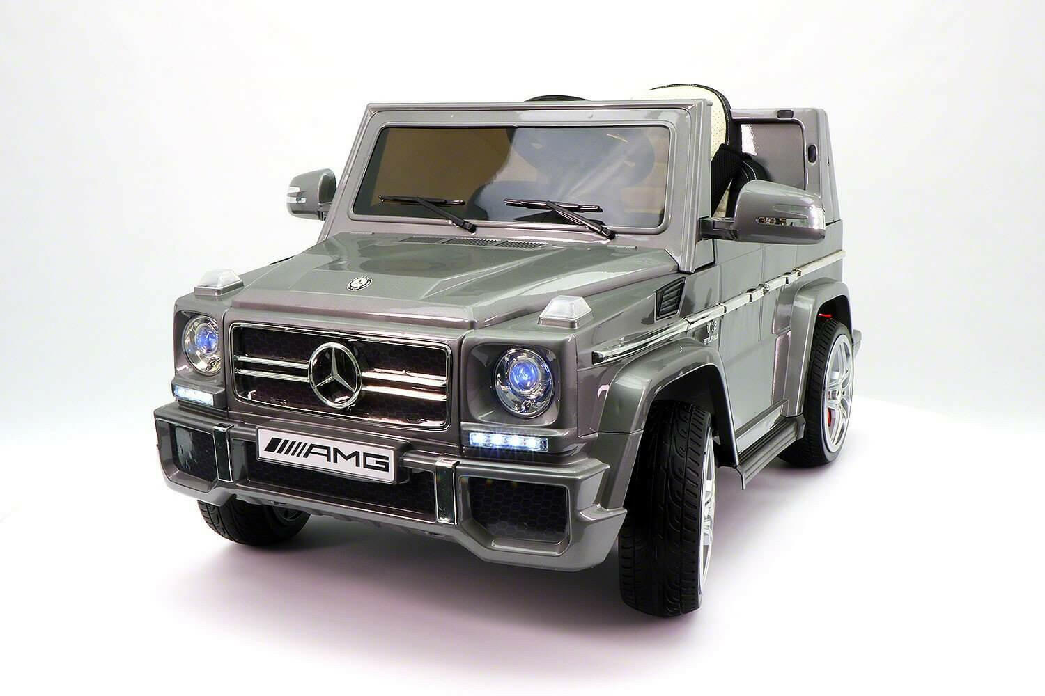 12V Mercedes G65 Truck AMG Kids Ride-On Car w/ MP3, Remote, LED Lights - Kids Eye Candy