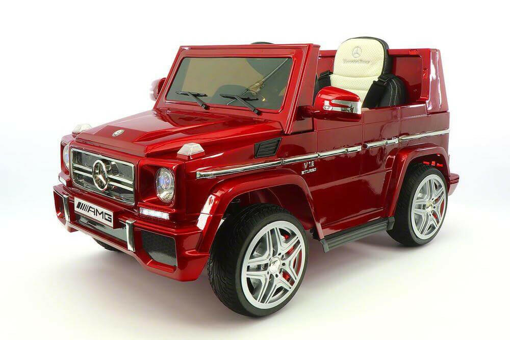 12V Mercedes G65 Truck AMG Kids Ride-On Car w/ MP3, Remote, LED Lights - Kids Eye Candy