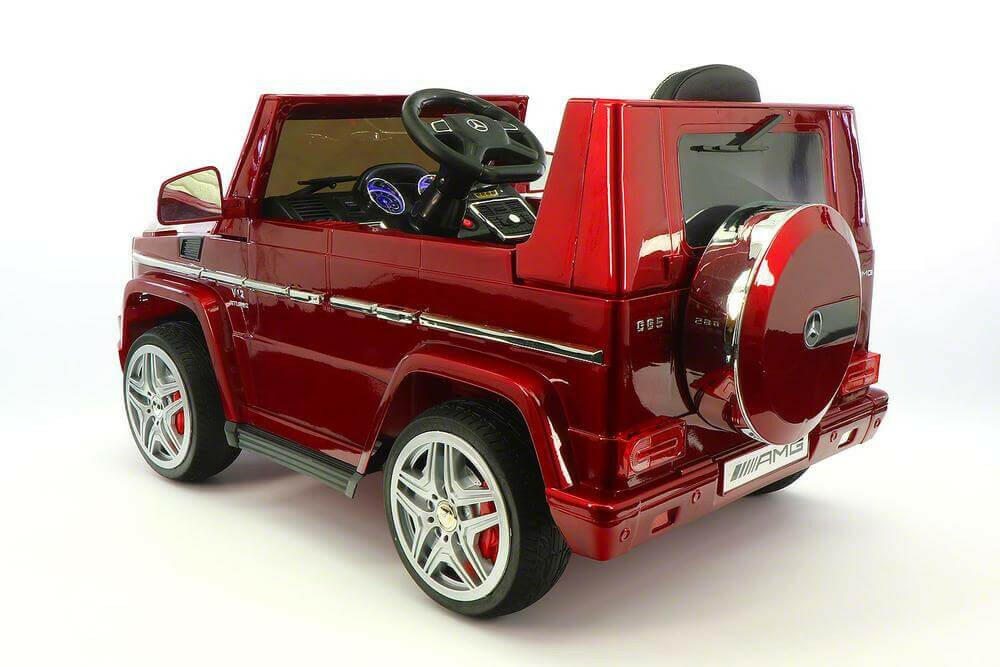 12V Mercedes G65 Truck AMG Kids Ride-On Car w/ MP3, Remote, LED Lights - Kids Eye Candy