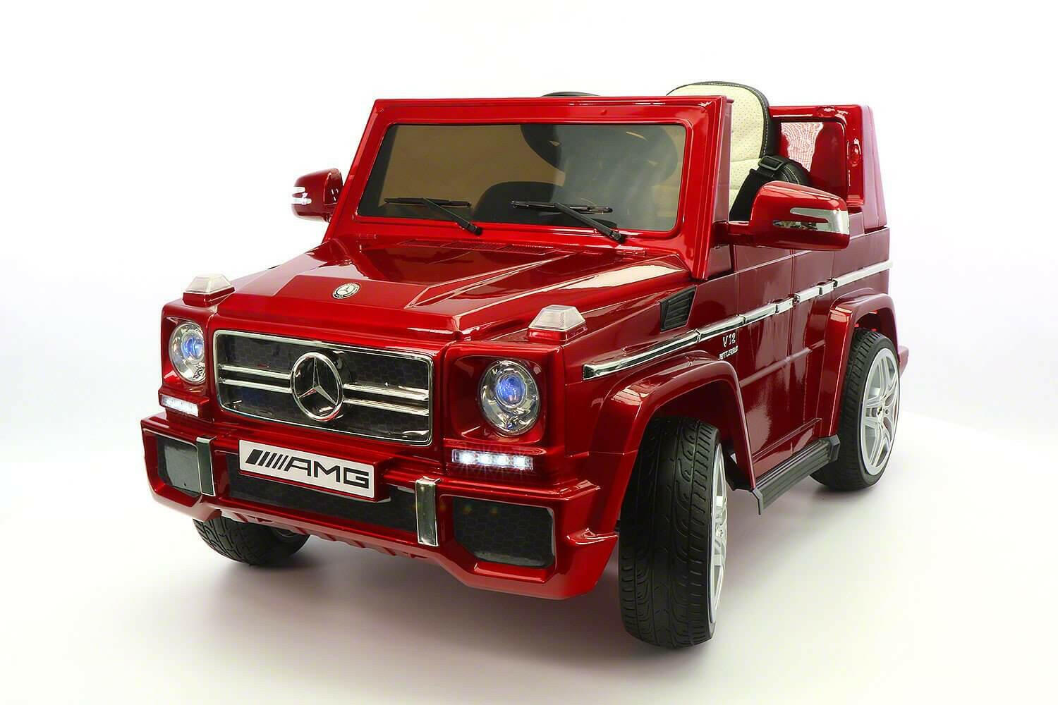 12V Mercedes G65 Truck AMG Kids Ride-On Car w/ MP3, Remote, LED Lights - Kids Eye Candy