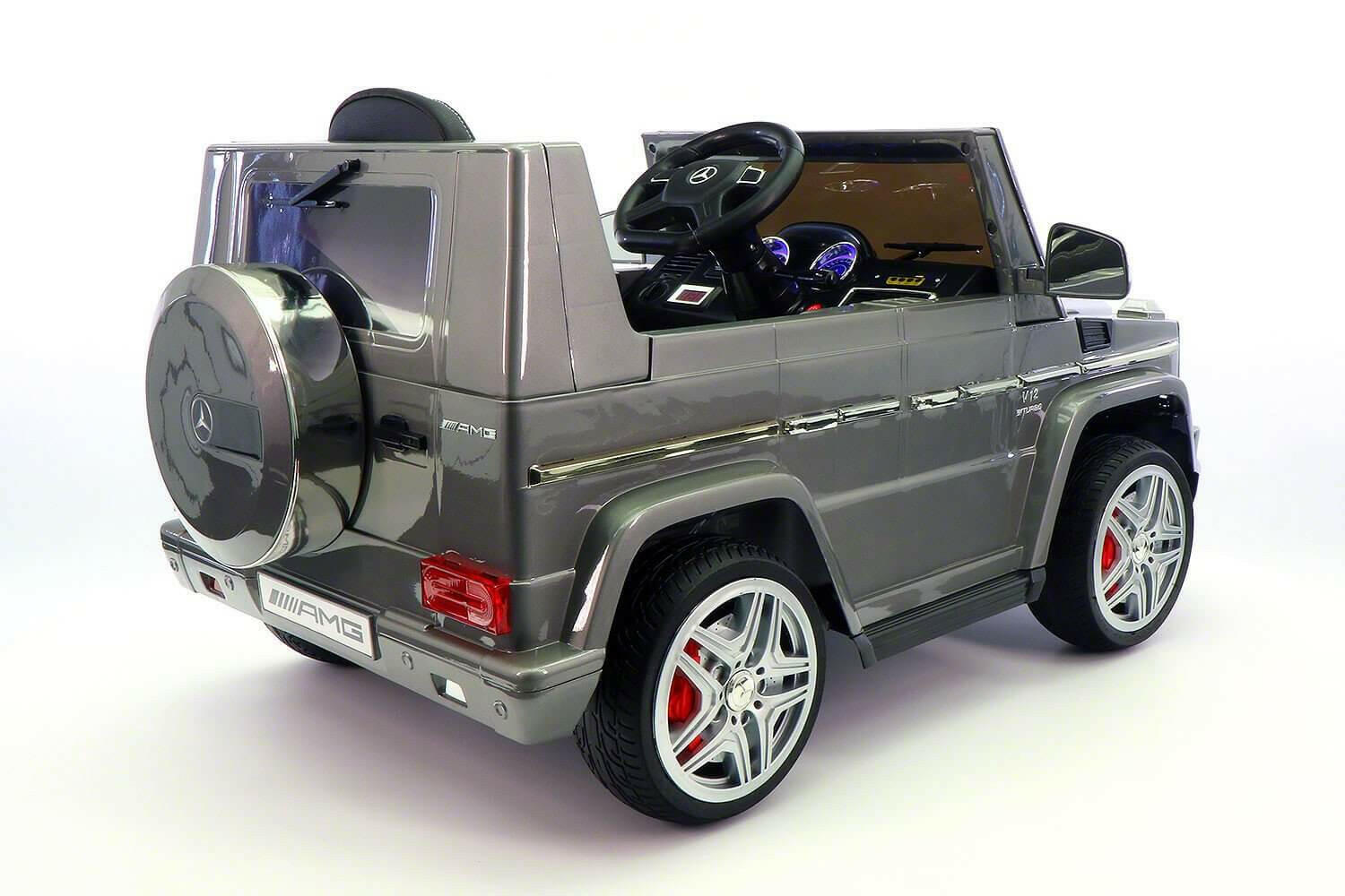 12V Mercedes G65 Truck AMG Kids Ride-On Car w/ MP3, Remote, LED Lights - Kids Eye Candy