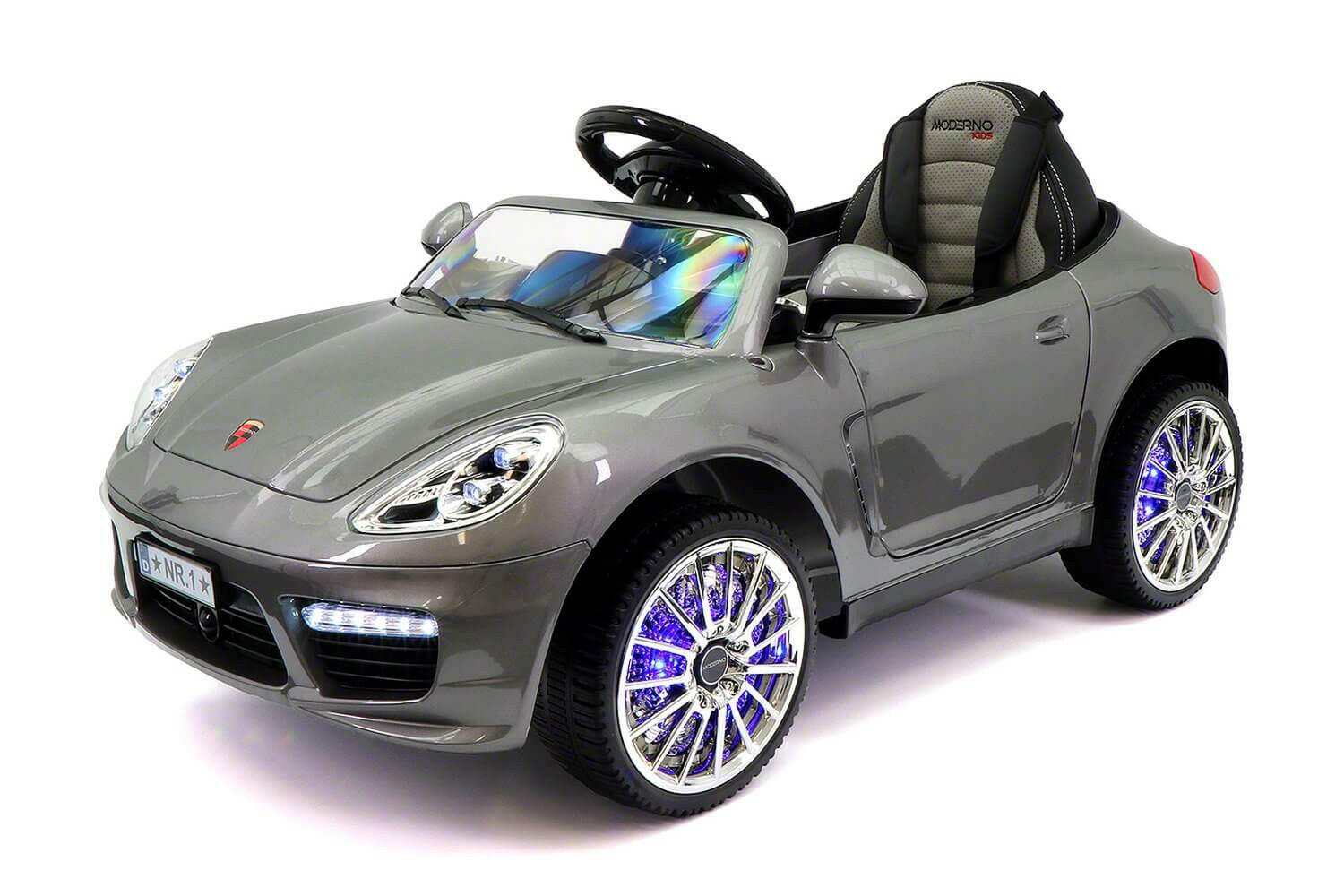 12V Porsche Power Wheels Kids Ride On Car Remote, MP3, LED Lights