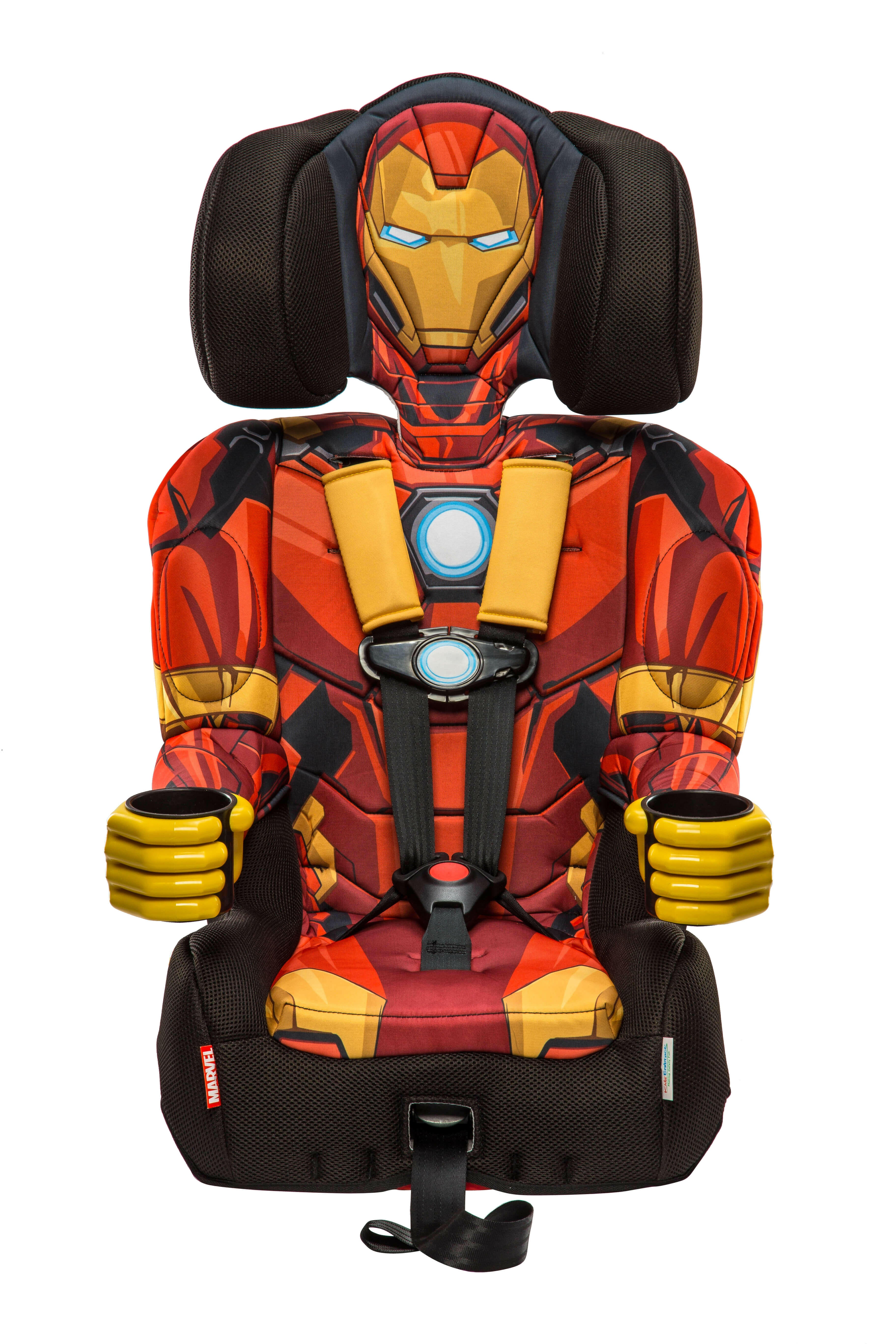 Kids Embrace Car Seat Iron Man Combo Harness Booster with Dual Cup Holders - Kids Eye Candy 
